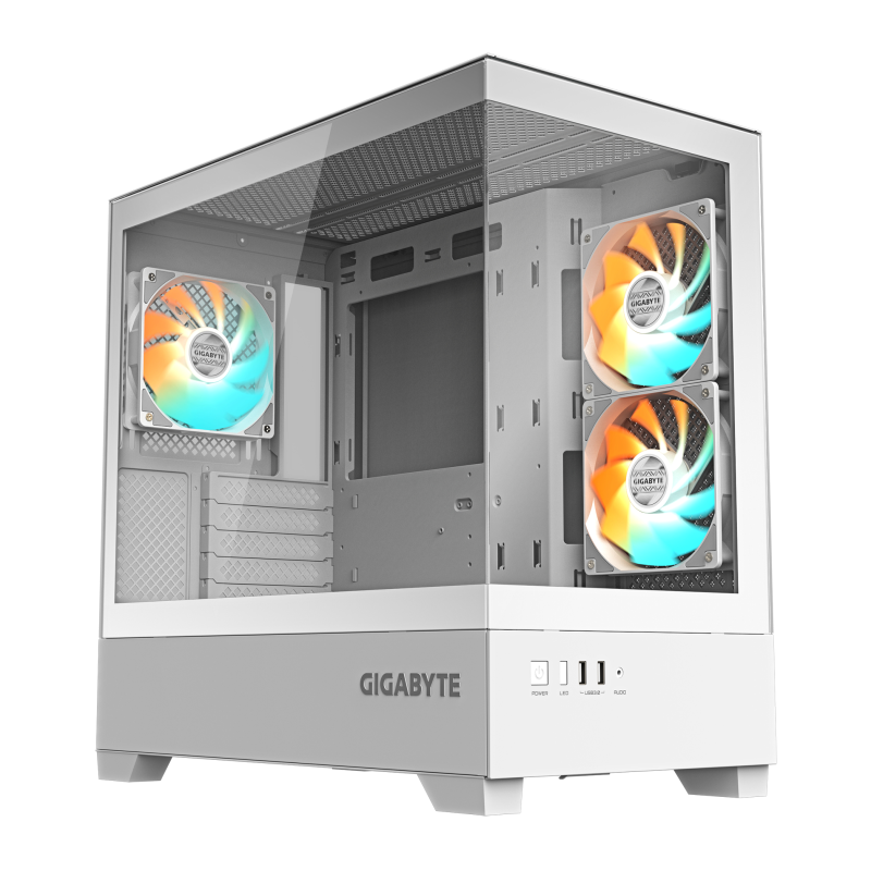 GIGABYTE C201 PANORAMIC ICE Midi Tower Blanco
