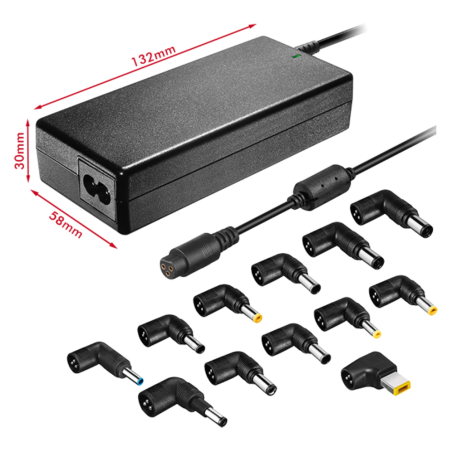 Leotec LENCSHOME06 adaptador e inversor de corriente Interior Negro