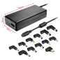 Leotec LENCSHOME06 adaptador e inversor de corriente Interior Negro