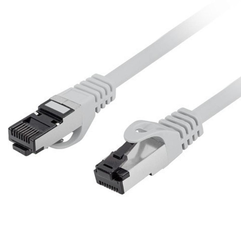 Cable red lanberg latiguillo cat.8.1 s - ftp lszh cu 0.25m gris fluke passed