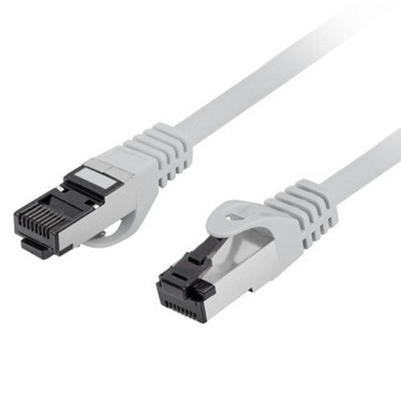 Cable red lanberg latiguillo cat.8.1 s - ftp lszh cu 0.25m gris fluke 
