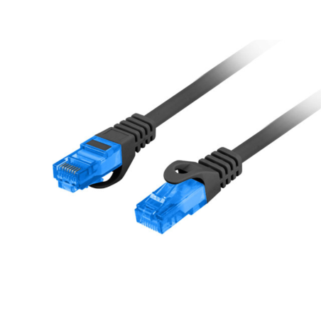 Cable red lanberg latiguillo cat.6a s - ftp lszh cca 3m negro fluke pa