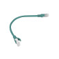 Cable red lanberg latiguillo cat.6 utp 0.25m verde fluke passed