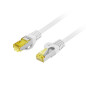 Cable red lanberg latiguillo cat.6a s - ftp lszh cu 0.25m gris fluke passed