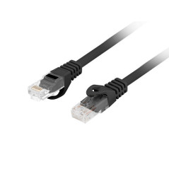 Cable red lanberg latiguillo cat.6 utp lszh cu 2m negro fluke passed