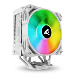 Sharkoon A40 RGB Procesador Refrigerador de aire 12 cm Blanco 1 pieza(