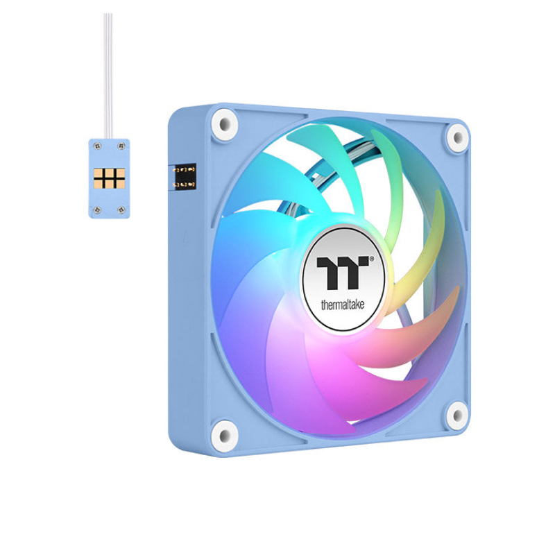Thermaltake CL-F196-PL12BU-A sistema de refrigeración para ordenador Carcasa del ordenador Ventilador 12 cm Azul 3 pieza(s)