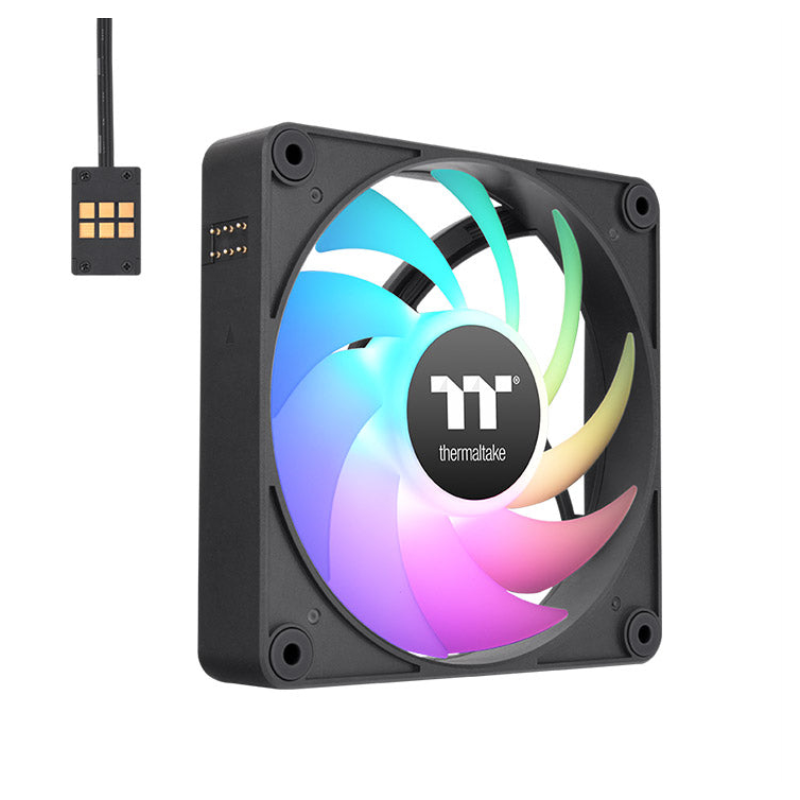 Thermaltake CL-F182-PL14SW-A sistema de refrigeración para ordenador Carcasa del ordenador Ventilador 14 cm Negro 3 pieza(s)
