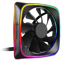 Sharkoon RGB SHARK Lights Carcasa del ordenador Ventilador 12 cm Negro
