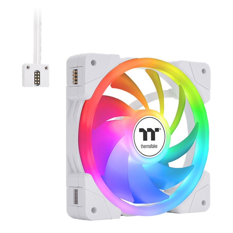 Thermaltake SWAFAN EX12 ARGB Carcasa del ordenador Refrigerador de aire 14 cm Blanco 3 pieza(s)