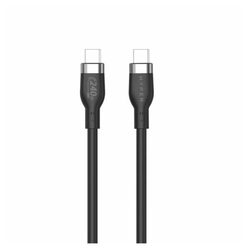 HYPER HJ4002BKGL cable USB USB 2.0 2 m USB C Negro