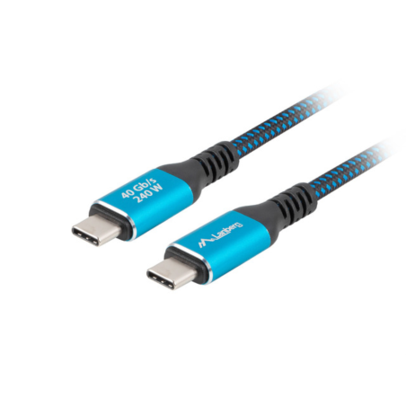 Lanberg CA-CMCM-45CU-0020-BK cable USB USB 3.2 Gen 2 (3.1 Gen 2) 2 m U