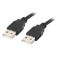 Lanberg CA-USBA-20CU-0005-BK cable USB USB 2.0 0,5 m Negro