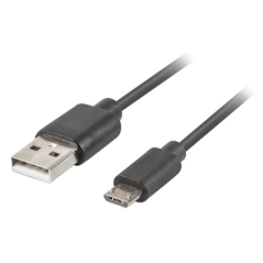 Lanberg CA-USBM-20CU-0018-BK cable USB USB 2.0 1,8 m Micro-USB A USB C