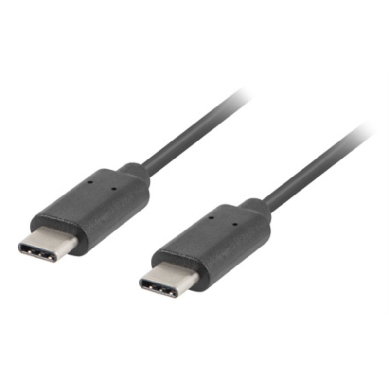 Lanberg CA-CMCM-10CU-0010-BK cable USB USB 2.0 1 m USB C Negro
