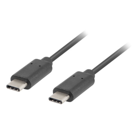 Lanberg CA-CMCM-10CU-0010-BK cable USB USB 2.0 1 m USB C Negro