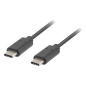 Lanberg CA-CMCM-10CU-0010-BK cable USB USB 2.0 1 m USB C Negro