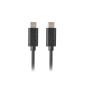 Cable usb lanberg 2.0 macho - usb tipo c macho 1.8m negro