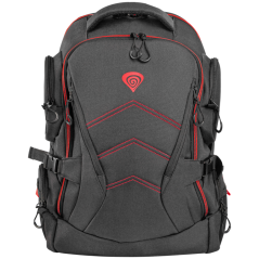 GENESIS Pallad 550 43,9 cm (17.3) Mochila Negro, Rojo