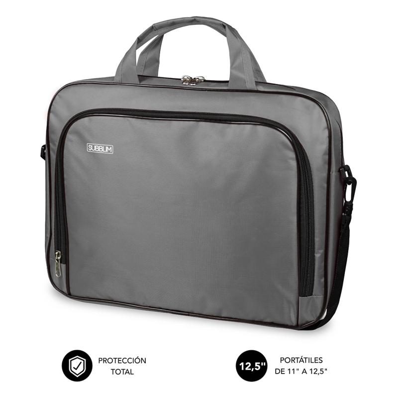 SUBBLIM Maletín Ordenador Oxford Laptop Bag 11-12,5 Grey