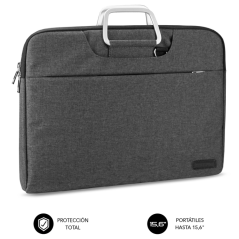 SUBBLIM Funda Ordenador Business Laptop Sleeve 15,6 Grey