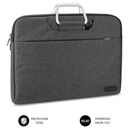 SUBBLIM Funda Ordenador Business Laptop Sleeve 15,6 Grey