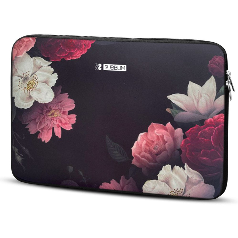 SUBBLIM Funda Ordenador Neopreno Trendy Sleeve Neo Flowers 13,3-14