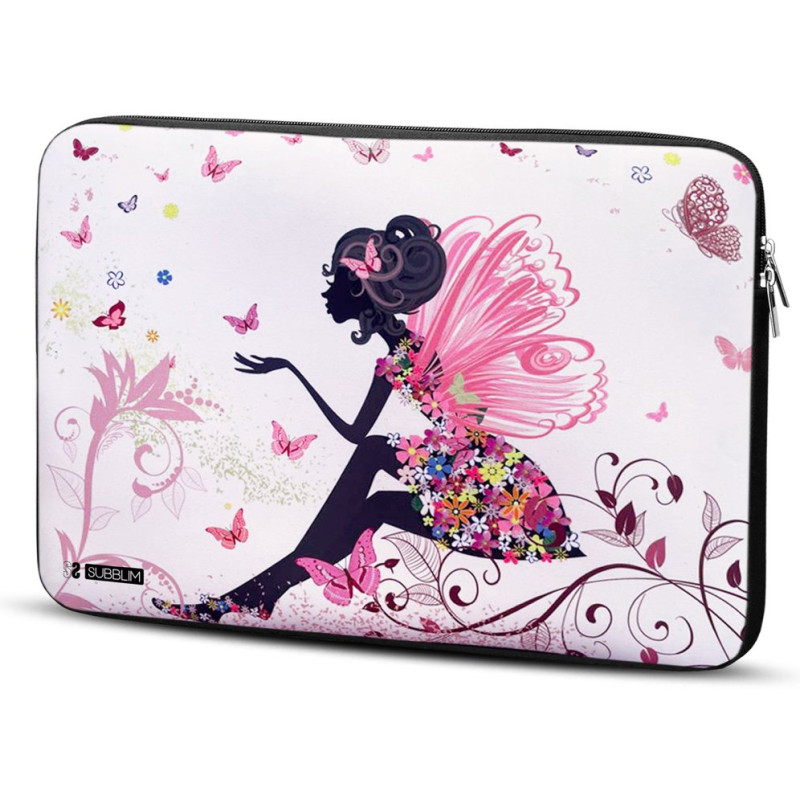 SUBBLIM Funda Ordenador Neopreno Trendy Sleeve Neo Hada 15,6