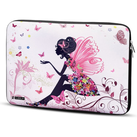 SUBBLIM Funda Ordenador Neopreno Trendy Sleeve Neo Hada 15,6