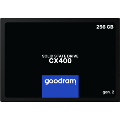 Goodram CX400 gen.2 256 GB 2.5 Serial ATA III 3D TLC NAND