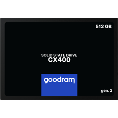 Goodram CX400 gen.2 512 GB 2.5 Serial ATA III 3D TLC NAND