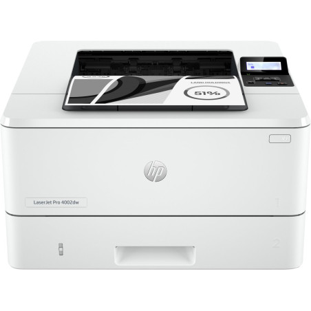 Impresora hp laser monocromo laserjet pro 4002dw a4 - 40ppm - red - du