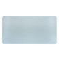 Phoenix matepad alfrombrilla escritorio ratón pu 80 x 40 cm antideslizante impermeable materíal simil cuero azul - gris