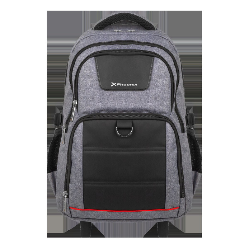 Mochila con ruedas trolley phoenix discovery g para portátil 17 pulgadas gris