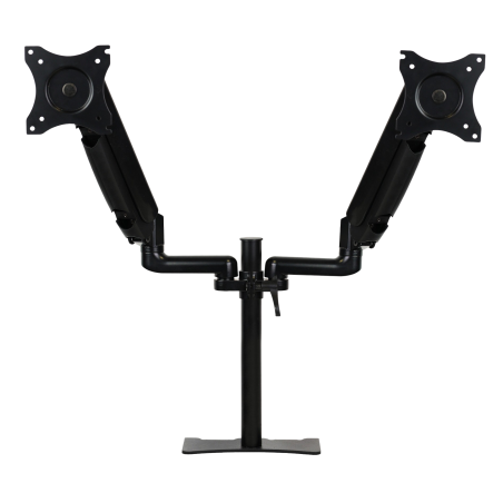 Brazo articulado soporte doble monitor ajustable 27 pulgadas vesa 75 x