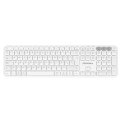 Teclado inalámbrico multidispositivo phoenix k300 blueooth dual y 2.4g