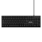 Phoenix k100 teclado multimedia usb negro qwerty oficina
