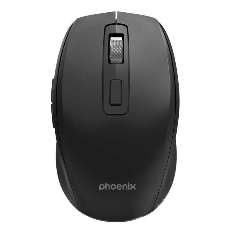 Ratón inalámbrico phoenix m120 hasta 1600 dpi clics silenciosos botónes de avance rapido