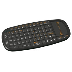 Mini teclado bluetooth con touchpad y puntero láser