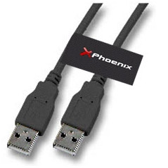 Cable usb macho a macho 3 m