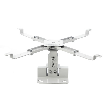Soporte de proyector de techo y pared rota 360º inclinacion 10º blanco