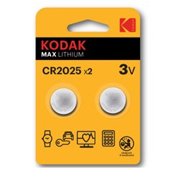 Blister pilas kodak boton litio max cr 2025 - pack blister 2 pilas