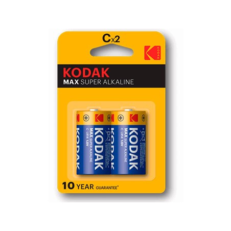 Blister pilas kodak alcalina max c lr14 1.5v - blister 2 pilas