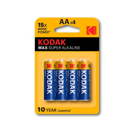 Blister pilas kodak alcalina max aa lr6 1.5v - blister blister 4 pilas