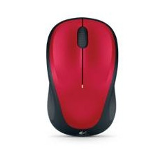 Mouse raton logitech m235 optico wireless inalambrico rojo