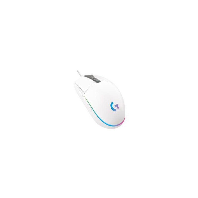 Mouse raton logitech g102 lightsync blanco gaming 8.000 dpi 6 botones