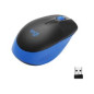 Mouse raton logitech m190 full size optico wireless inalambrico azul