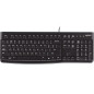 Teclado logitech k120 usb negro frances