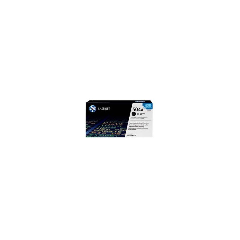Toner hp 504a ce250a negro 5000 paginas cm3530 - cp3525