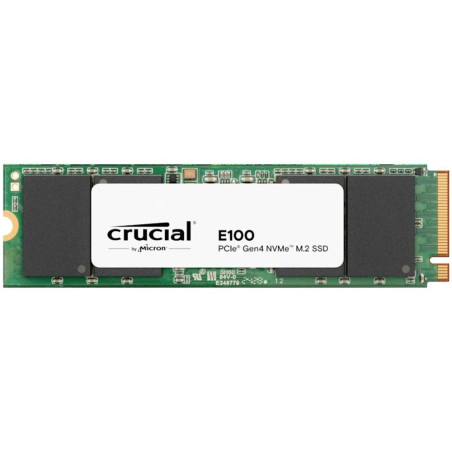 Disco duro interno solido ssd crucial e100 480gb m.2 nvme pci express 